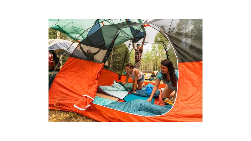 Kelty Rumpus Tent - 6 Person, Malachite/Midnight Navy, 40823421