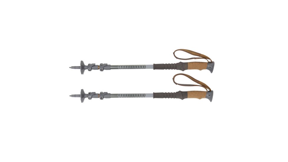 Kelty Scree Aluminum Trekking Poles, Dark Shadow/Canyon Brown, 27680618