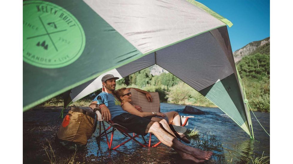 Kelty Sunshade with Side Wall-Green