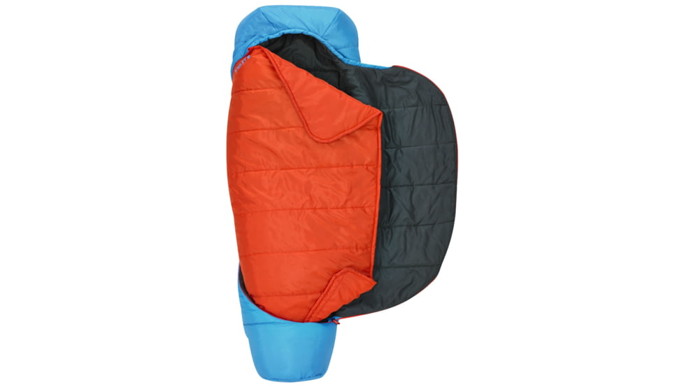 Kelty Tru. Comfort Boy's 35 Sleeping Bag Synthetic-Paradise Blue-Youth-Right