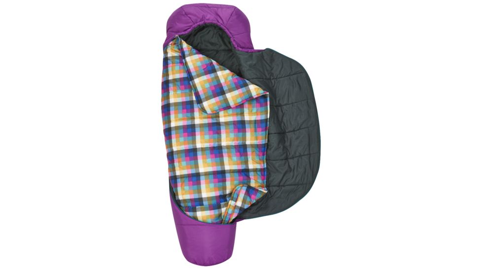 Kelty Tru. Comfort Girl's 20 Sleeping Bag Synthetic-Dahlia-Youth-Right