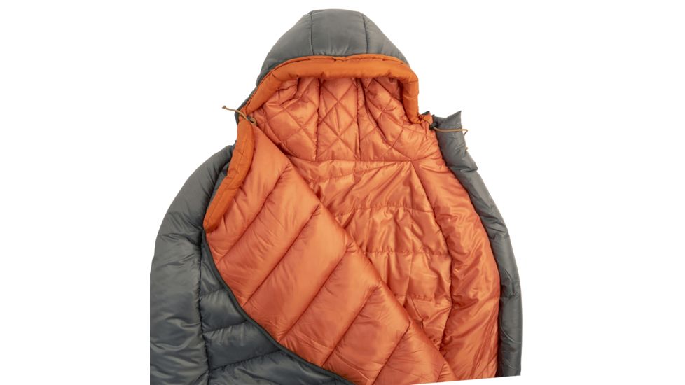 Kelty Tuck 0 Degree ThermaPro Ultra Sleeping Bag, Dark Shadow/Cinnamon 35425618