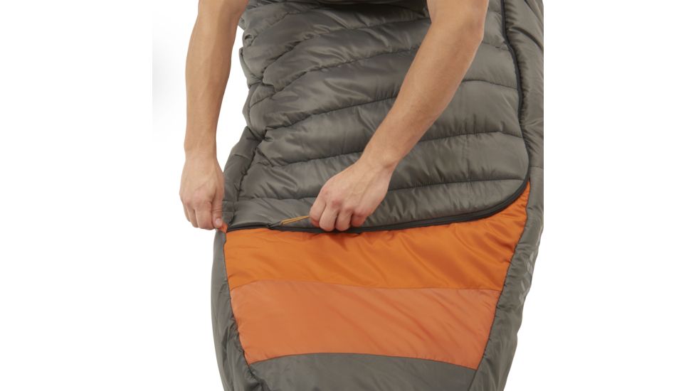 Kelty Tuck 0 Degree ThermaPro Ultra Sleeping Bag, Dark Shadow/Cinnamon 35425618