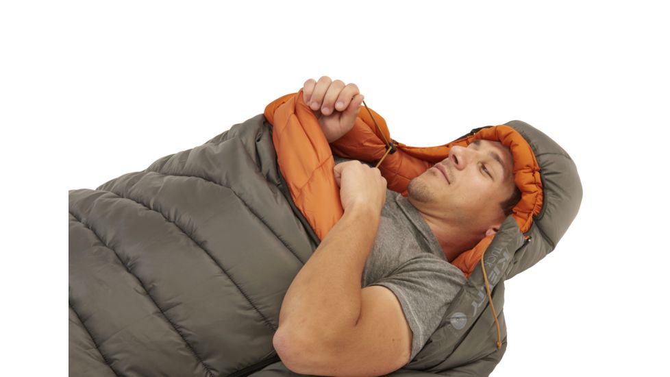 Kelty Tuck 0 Degree ThermaPro Ultra Sleeping Bag, Dark Shadow/Cinnamon 35425618