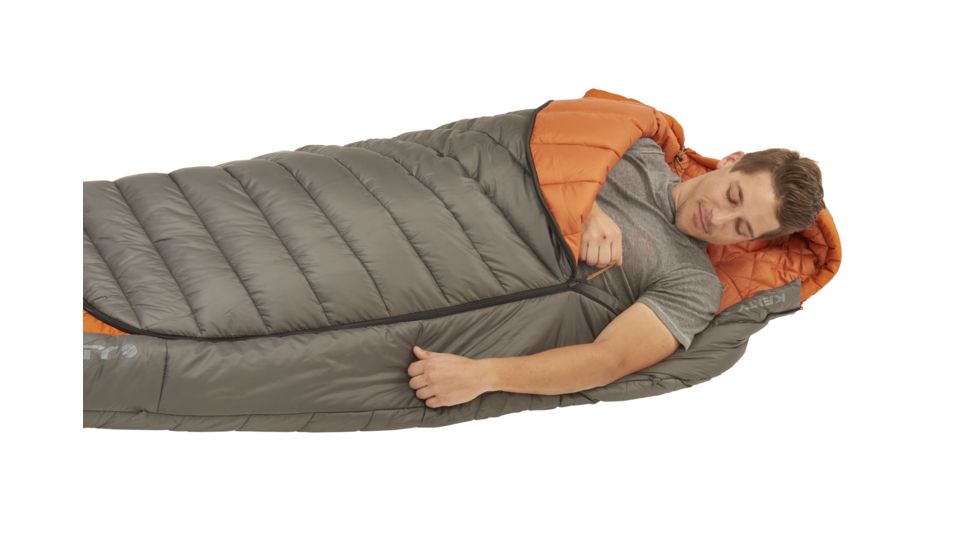 Kelty Tuck 0 Degree ThermaPro Ultra Sleeping Bag, Dark Shadow/Cinnamon 35425618