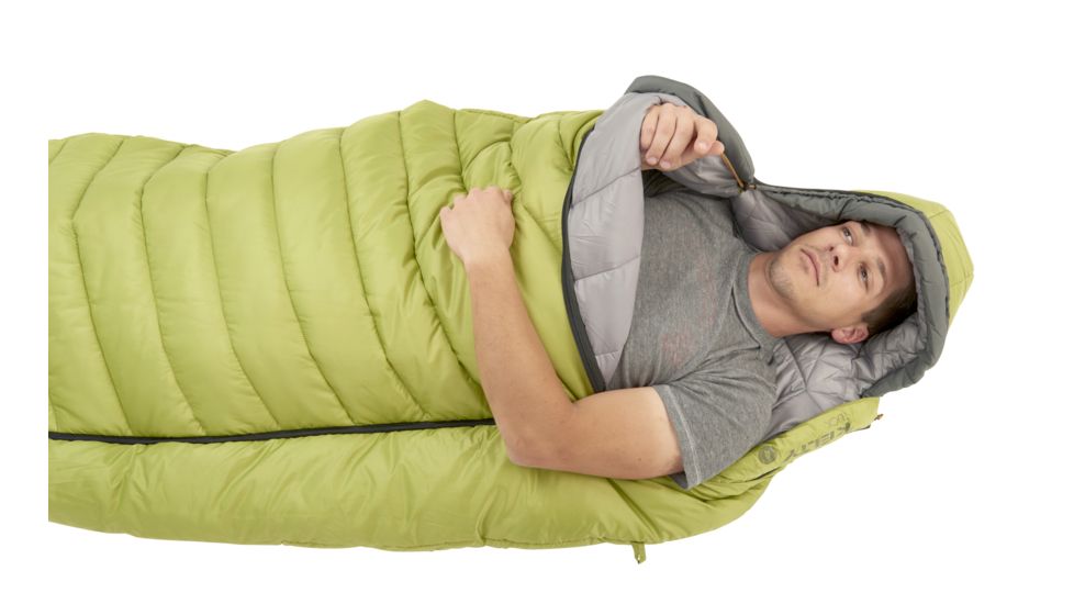 Kelty Tuck 20 Degree ThermaPro Ultra Sleepin Bag, Spinach/Smoke, 35411718