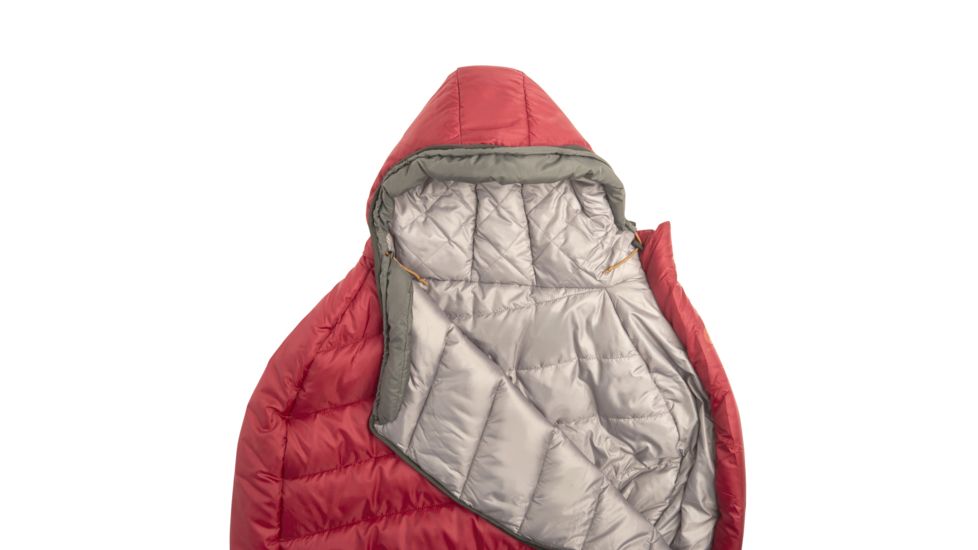 Kelty Tuck 20 Degree Thermapro Ultra Women's Sleepin Bag, Garnet Red/Smoke, Women's Regular, 35413318RR