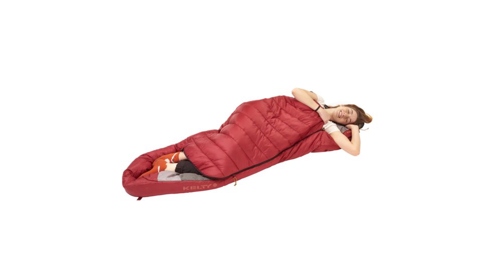 Kelty Tuck 20 Degree Thermapro Ultra Women's Sleepin Bag, Garnet Red/Smoke, Women's Regular, 35413318RR