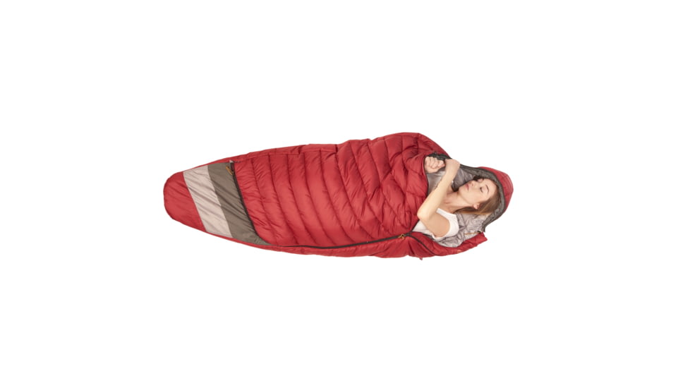 Kelty Tuck 20 Degree Thermapro Ultra Women's Sleepin Bag, Garnet Red/Smoke, Women's Regular, 35413318RR