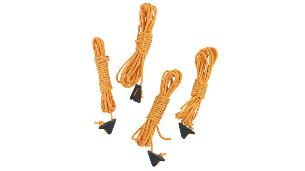 Kelty UL Guyline Kit, 8 ft, 4-Pack, Orange 47828714