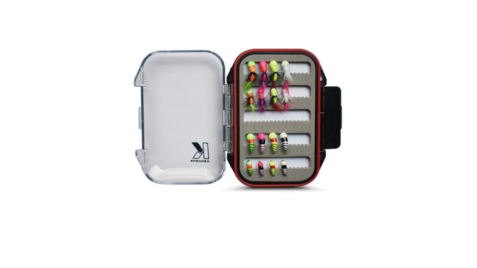 Kenders Outdoors 16 Piece Akua Jig Series Kit With Premium Box, Clear, AJK16