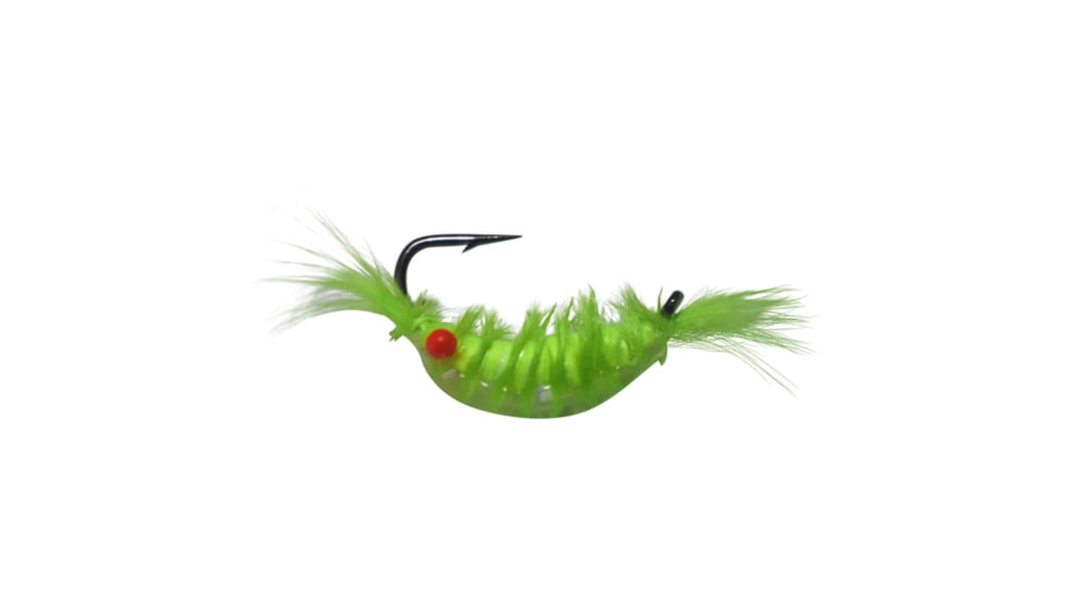 Kenders Outdoors Akua Red Eye Shrimp, Chartreuse, 1/32 oz, RES1