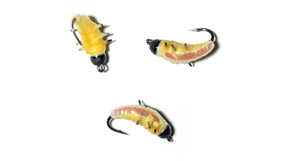 Kenders Outdoors Akua Wax Worm, Cream, 3.8mm, WW1