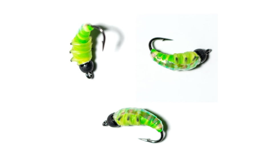 Kenders Outdoors Akua Wax Worm, Green, 3.8mm, WW2