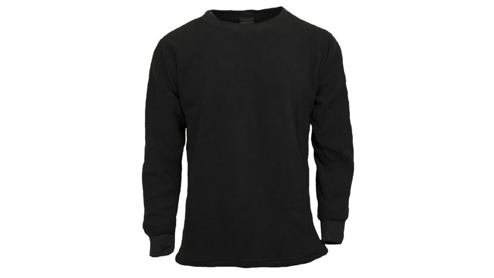 Kenyon Polarskins Expedition Weight Fleece Underwear Top, Black, Small 528BKS