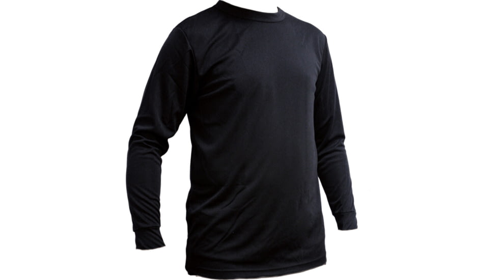 Kenyon Silkyester Blk Crew Top Wmns S 491BKS