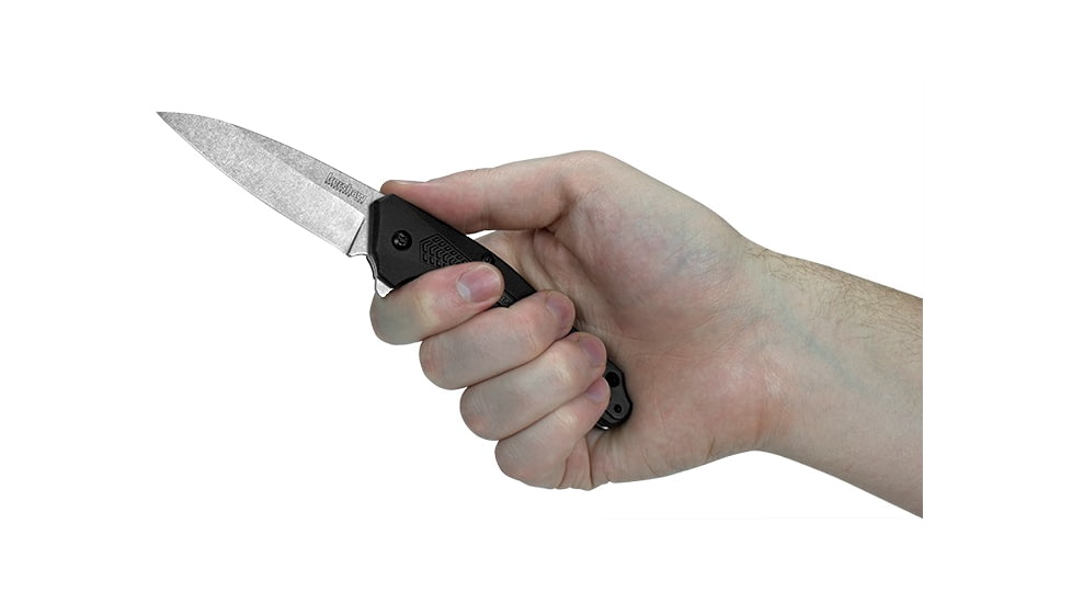 Kershaw Dividend Stonewash Folding Knife, Clam Pack, 1812X