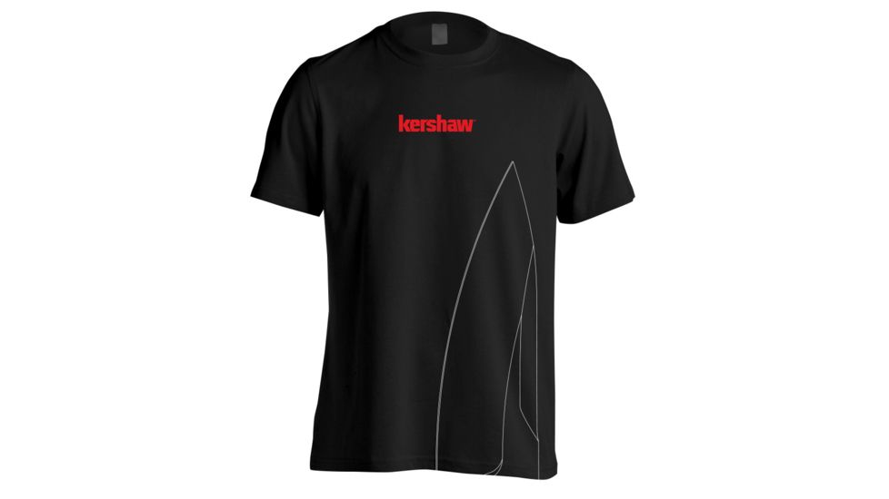 Kershaw T-Shirt Sharp, Black, Small, SHIRTKER183S