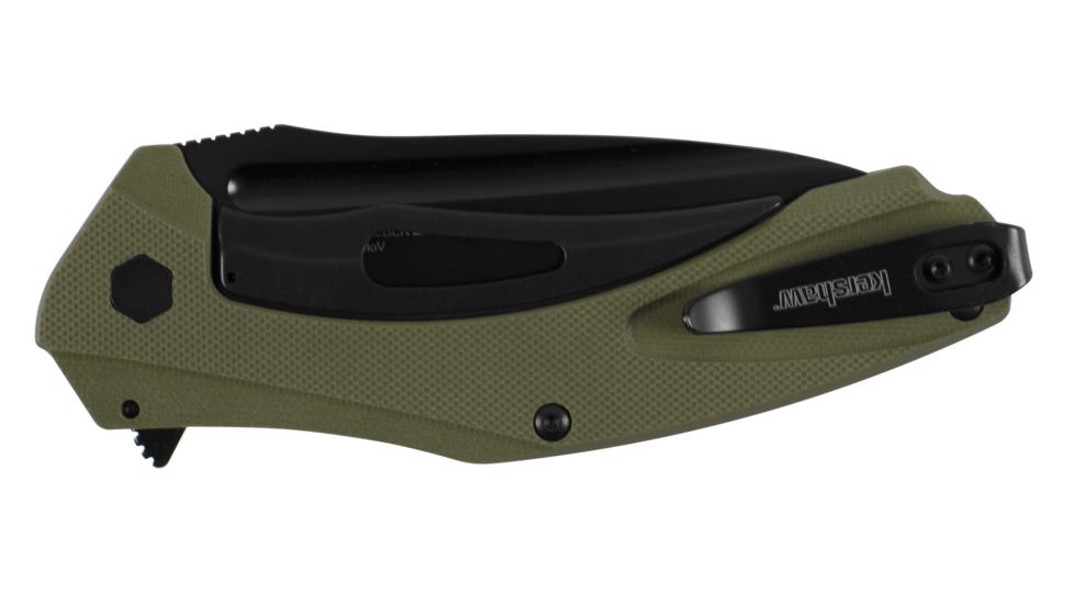 Kershaw Natrix XL Folding Knife, Olive and Black, 7008OLBLK