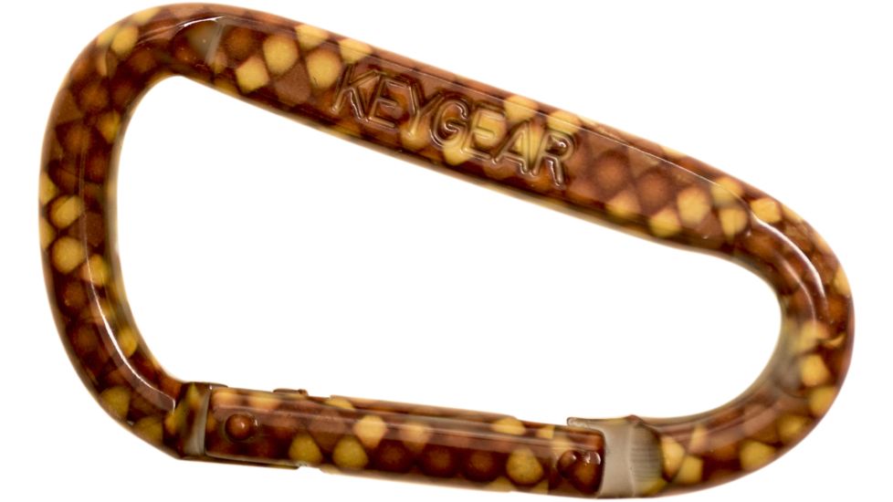 KeyGear Snappy Carabiner, Brown Snake 50-KEY0183-05, Brown 50-KEY0183-05