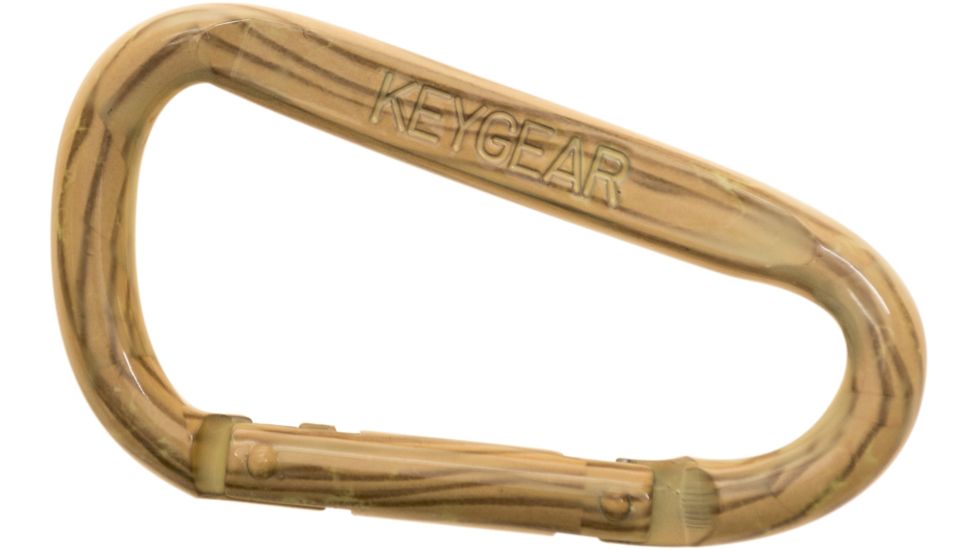 KeyGear Snappy Carabiner, Light Wood 50-KEY0094, Brown 50-KEY0094