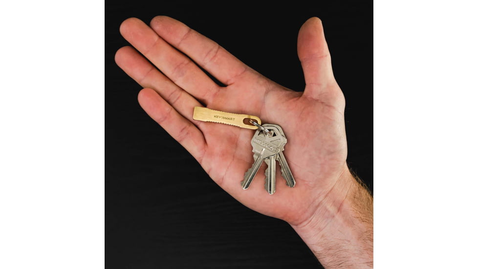 KeySmart CleanKey Mini Copper Alloy Stylus, Brass, KS908-BRS