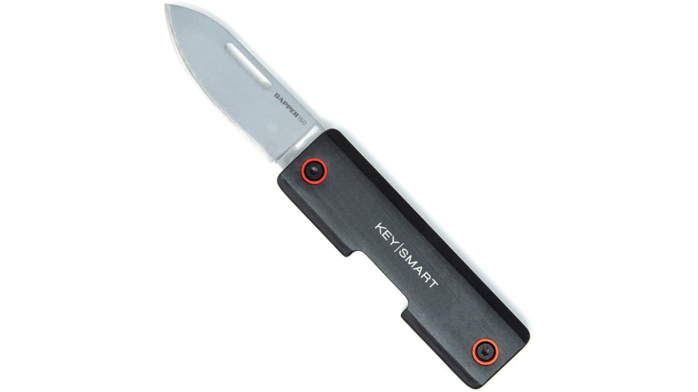 KeySmart Dapper 150 Ultra Slim Gentlemans Knife, Black, KS817-BLK