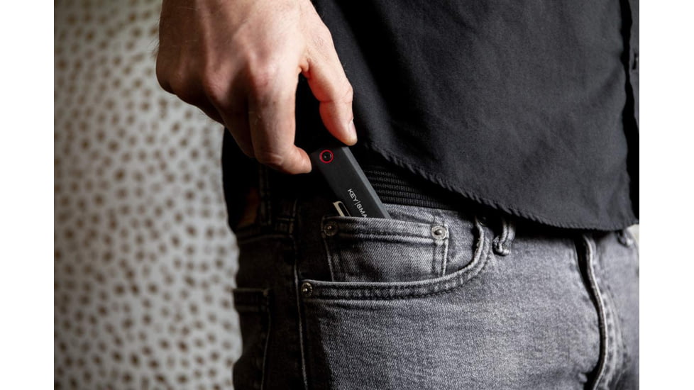 KeySmart Dapper 150 Ultra Slim Gentlemans Knife, Black, KS817-BLK