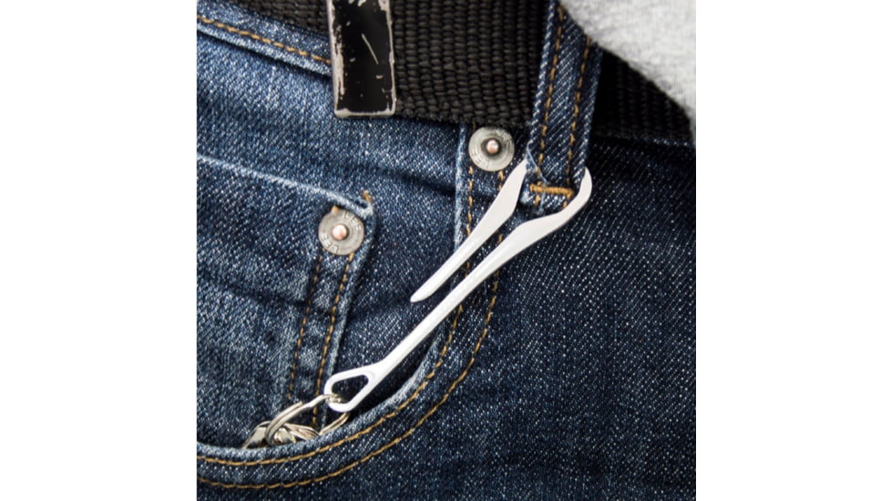 KeySmart KeySmart Key Dangler XL Belt Loop Clip, Stainless, KS806-SS