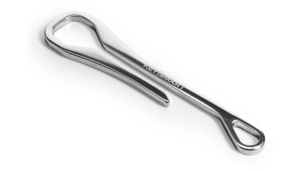 KeySmart Key Dangler XL Belt Loop Clip, Stainless Steel, Extra Large, KS806-SS