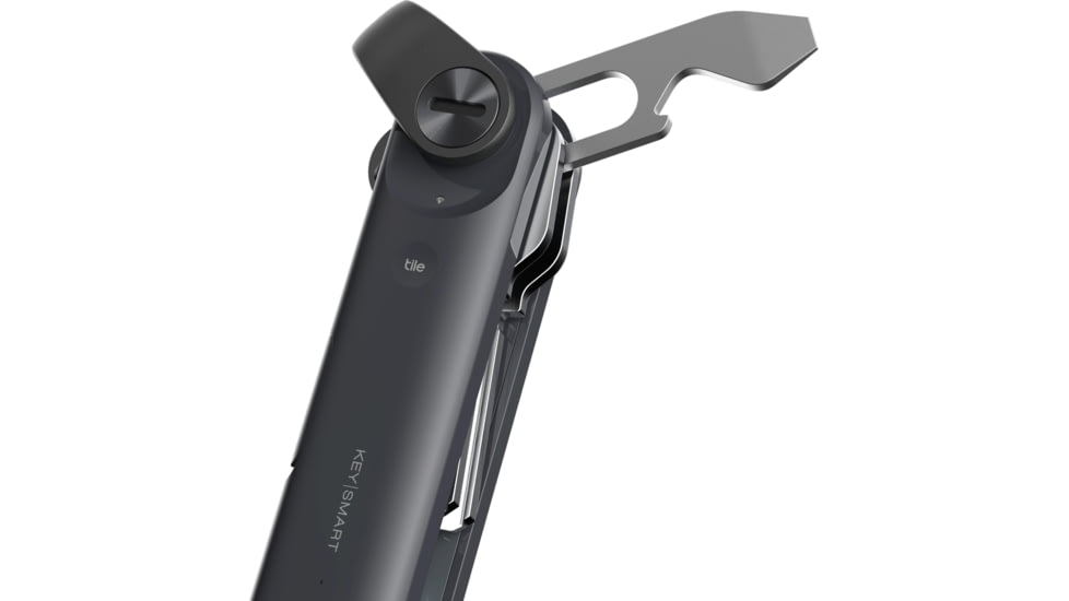 KeySmart KeySmart Max Smart Location Tracking Key Holder, Steel Gray, max, KS421-STL