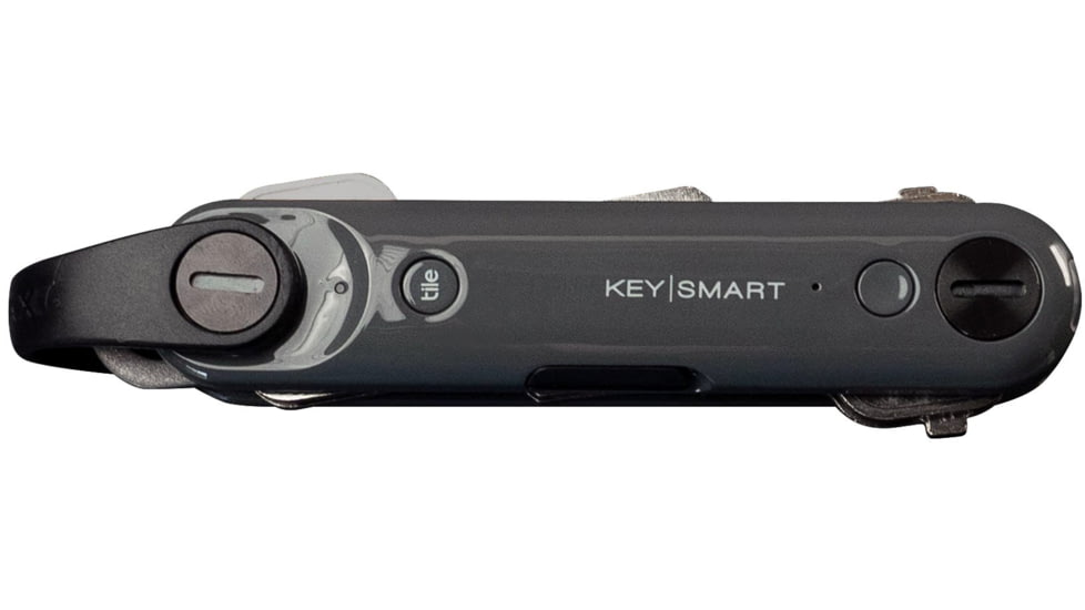 KeySmart Max With Tile Smart Location, Steel Gray, Max, KS421-STL