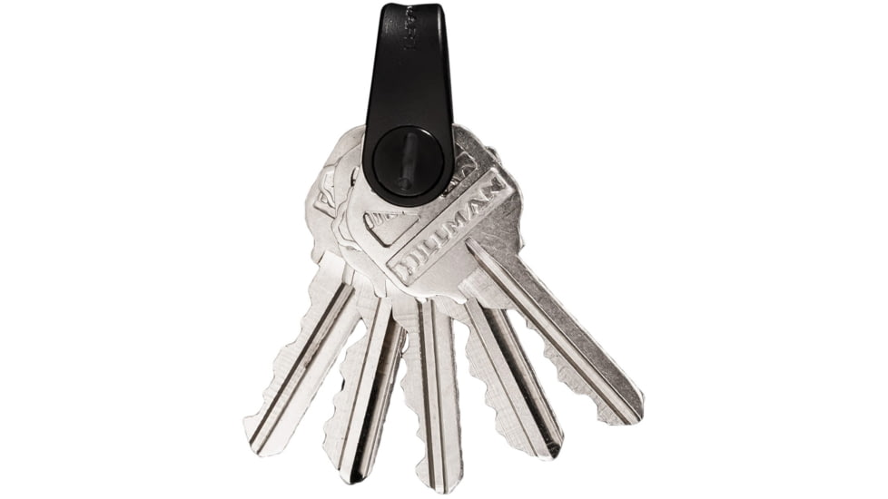 KeySmart Mini Minimalist Key Holder, Black, Mini, KS015-BLK