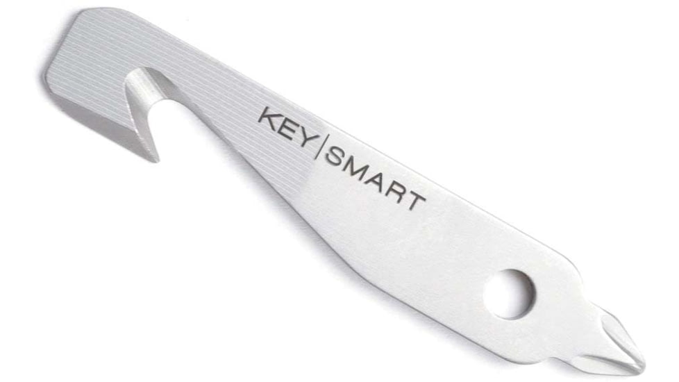 KeySmart MultiTool 5-in-1 Keychain Tool, Stainless Steel, KS823-SS