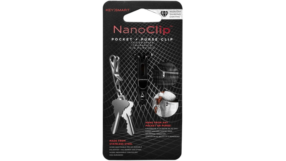 KeySmart KeySmart Nano Clip Pocket &amp; Purse Clip, Midnight Diamond, KS801-BD