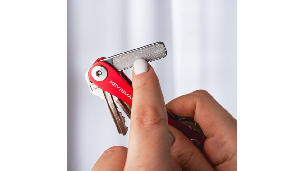 KeySmart KeySmart NanoFile 2-in-1 Keychain Grooming Tool, Stainless, KS112-SS