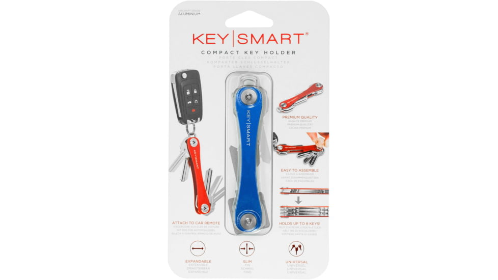 KeySmart KeySmart Original Compact Key Holder, Blue, KS019-BLU