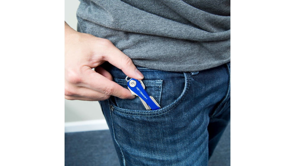 KeySmart KeySmart Original Compact Key Holder, Blue, KS019-BLU