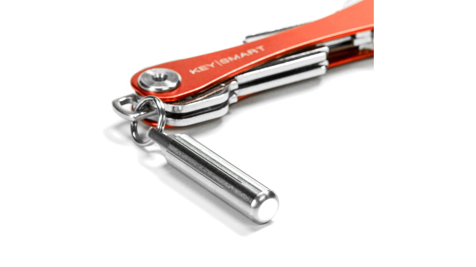 KeySmart Nano Torch Compact Flashlight, Stainless Steel, KS809-SS