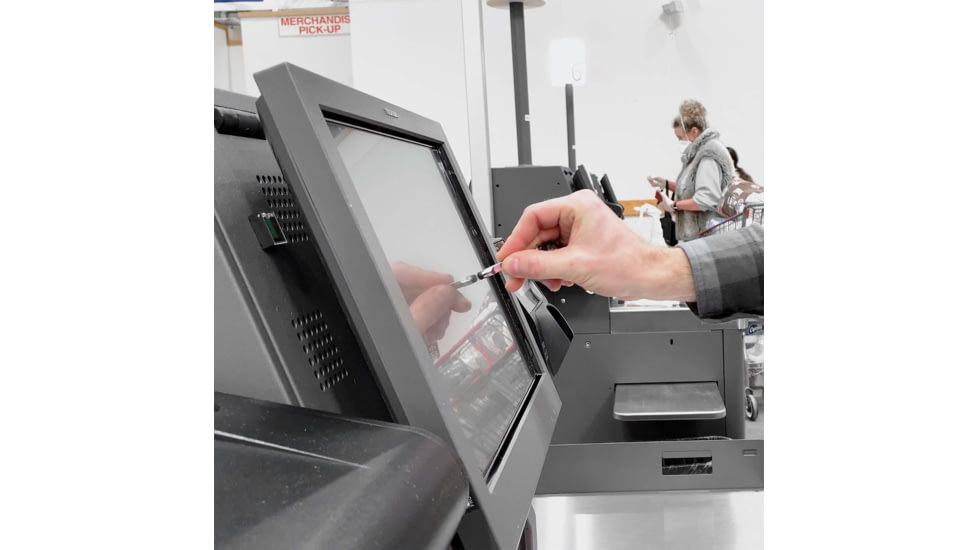 KeySmart NanoStylus Compact Keychain Stylus, Silver, KS808-SVR