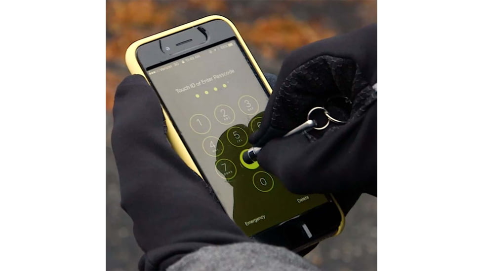 KeySmart NanoStylus Compact Keychain Stylus, Silver, KS808-SVR