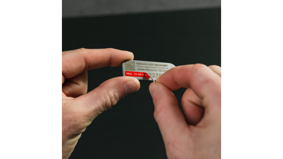 KeySmart RecoverID Lost &amp; Found Recovery Tag, 1 Pack, Stainless, KS701-SS