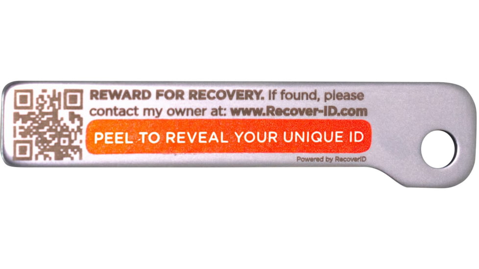 KeySmart RecoverID Mini Lost &amp; Found Recovery Tag, Fits Inside KeySmart, 1 Pack, Stainless Steel, KS702-SS