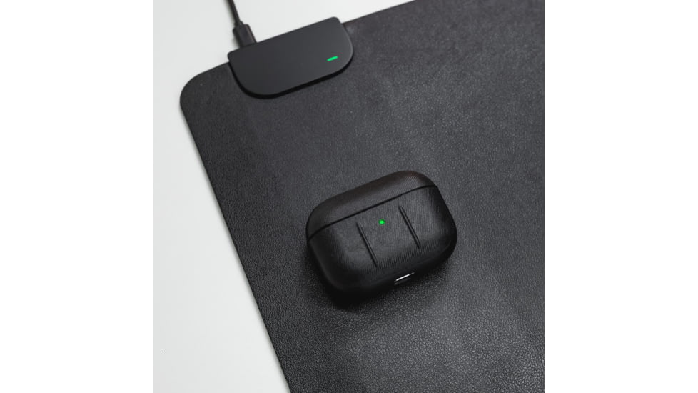 KeySmart TaskPad Wireless Charging Desk Pad, Black, KS923-BLK