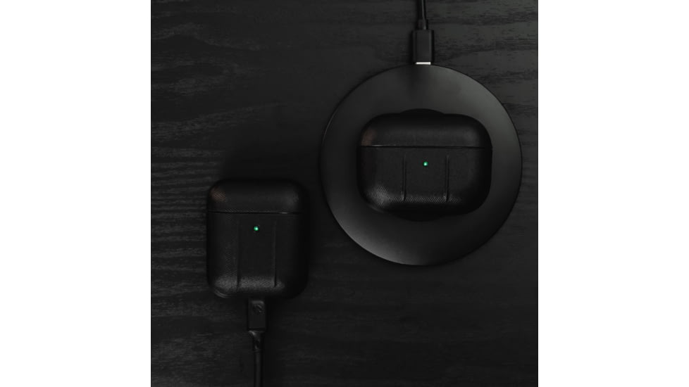 KeySmart Tectuff Airpods Case, Black, KS840-BLK