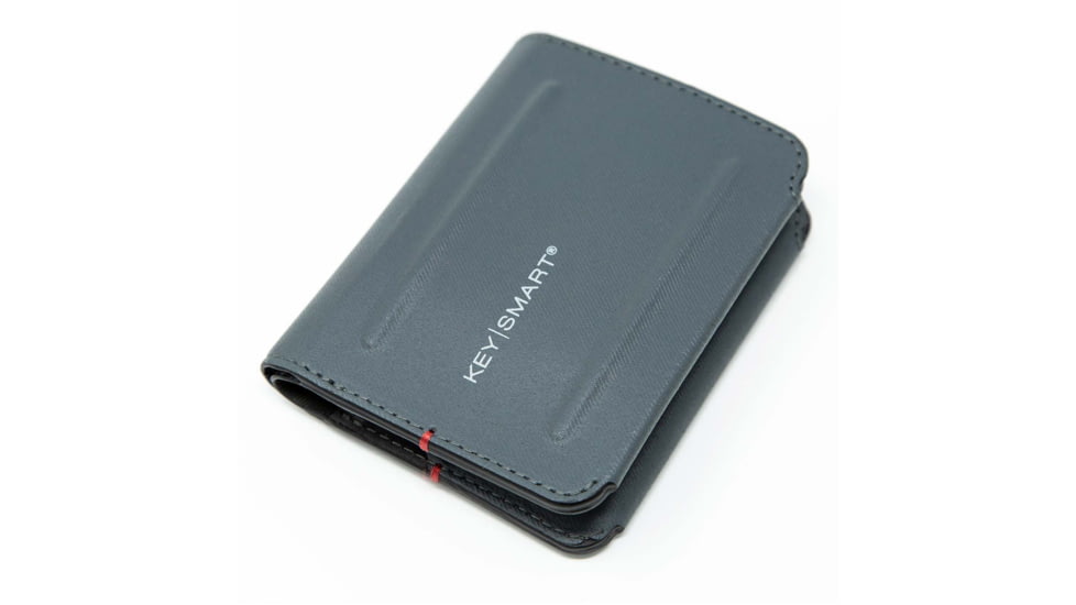 KeySmart Urban Union Bi-Fold Wallet, Grey, KS837-GRY