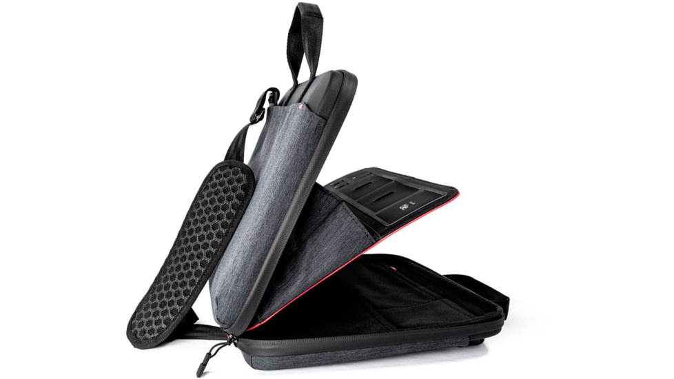 KeySmart Urban Union Portfolio Briefcase, Black, KS358-SLT