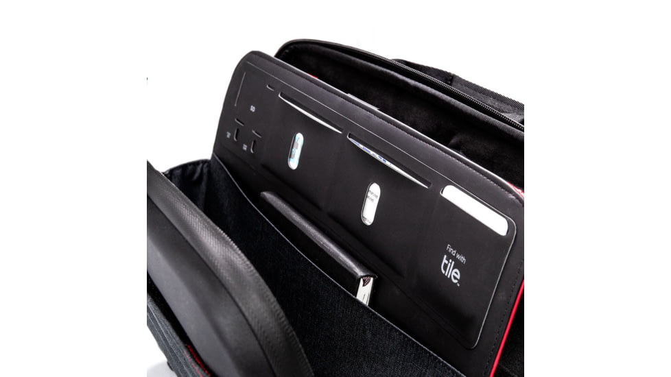 KeySmart Urban Union Portfolio Briefcase, Black, KS358-SLT