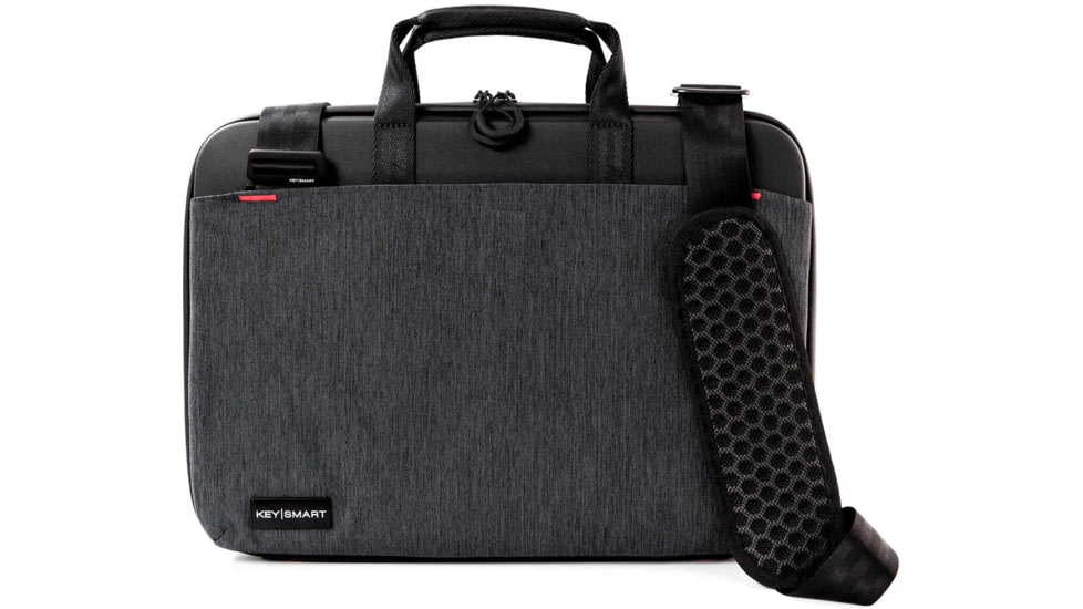 KeySmart Urban Union Portfolio Briefcase, Black, KS358-SLT