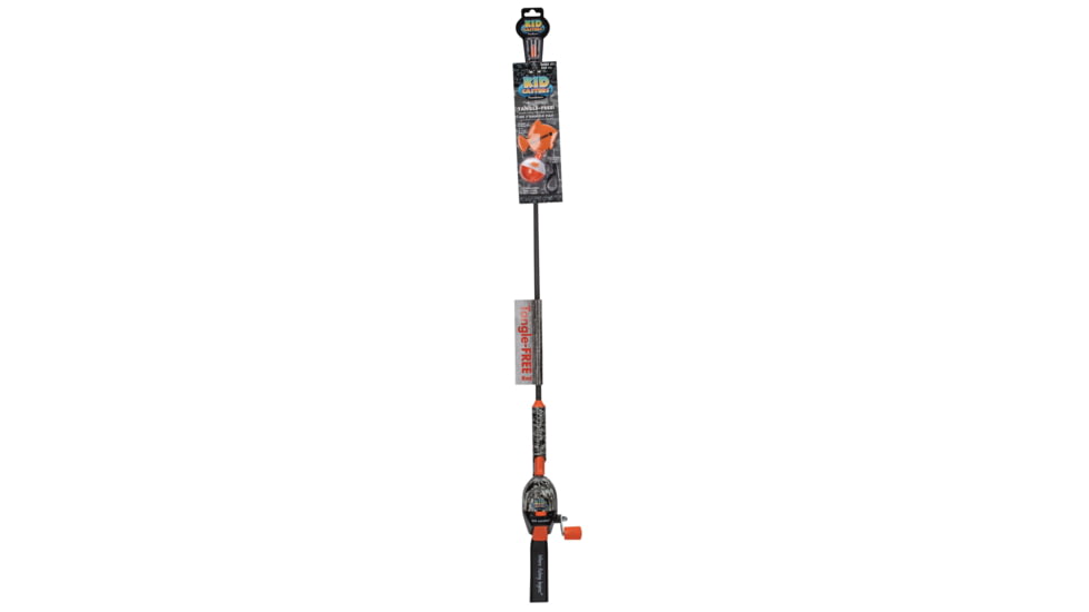 Kid Casters Black Tangle-FREE Fishing Combo, KCSNTBLACK